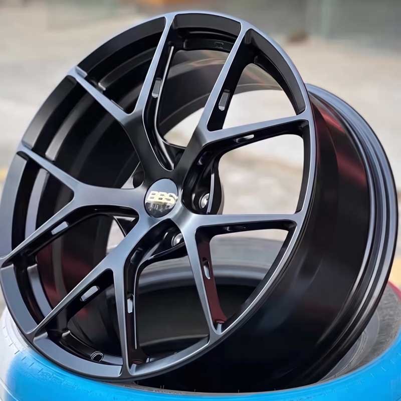 XL-MONO-SERIES-001 Satin Black Concave Rim XL MONO SERIES-001 satin matte black deep concave custom forged wheel