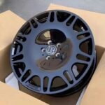 XL MONO SERIES-002 deep concave gloss black forged wheel with outer ventilation cutouts for luxury SUVs