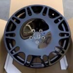 XL MONO SERIES-002 gloss bright black monoblock forged alloy wheel luxury big disc design for Mercedes-Maybach and GLS