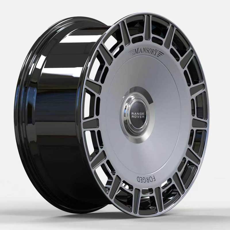 XL-MONO-SERIES-006 Aerodisc Forged Wheel - Main XL MONO SERIES-006 two-tone aerodisc monoblock forged wheel Mansory style luxury rim for Range Rover L460