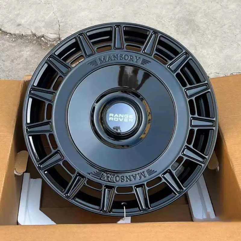 XL-MONO-SERIES-006 Gloss Black Aerodisc Rim Unboxing XL MONO SERIES-006 gloss black full face aerodisc forged rim unboxing with Mansory logo and perimeter windows