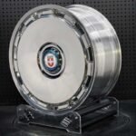 XL MONO SERIES-009 aerospace 6061-T6 aluminum forged rim displaying stepped lip and reflective solid center disc