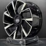 XL MONO SERIES-011 deep concave directional aero forged rim angled view showing barrel depth and spoke contours