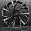 XL MONO SERIES-011 two-tone gloss black machined face directional turbine monoblock forged wheel for Range Rover
