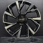 XL MONO SERIES-011 two-tone gloss black machined face directional turbine monoblock forged wheel for Range Rover