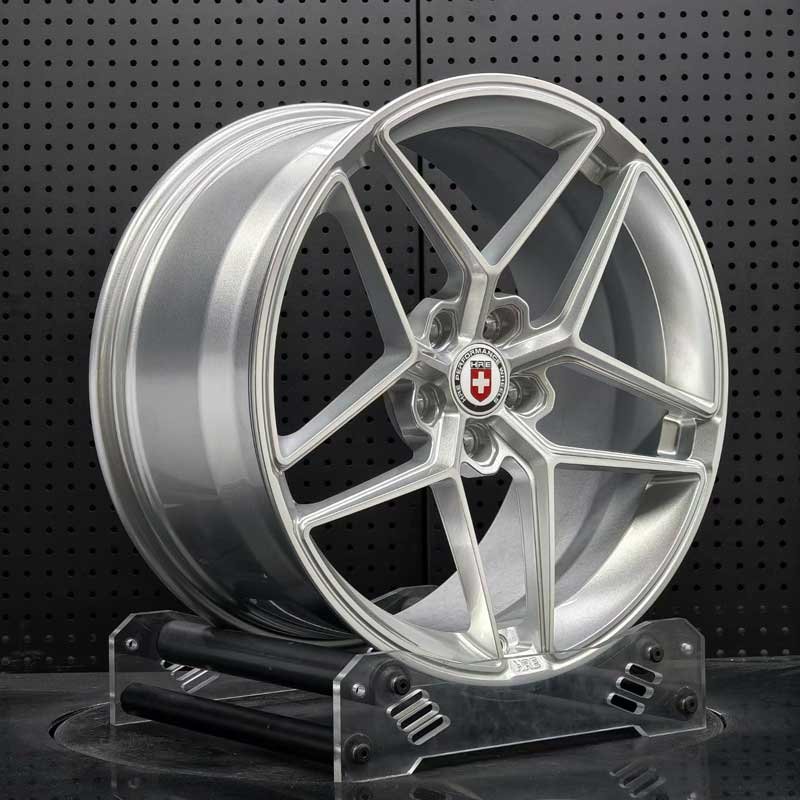 XL-MONO-SERIES-012 Spoke Craftsmanship and Finish Detail XL MONO SERIES-012 aerospace 6061-T6 aluminum forged wheel showing lightweight split spoke pocketing and brake cooling airflow
